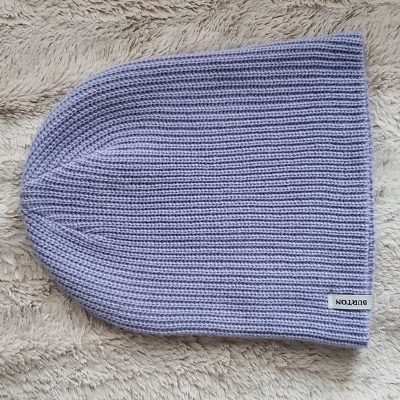 Burton Beanie (cream, lavender, steel blue) - Picture 2 of 5